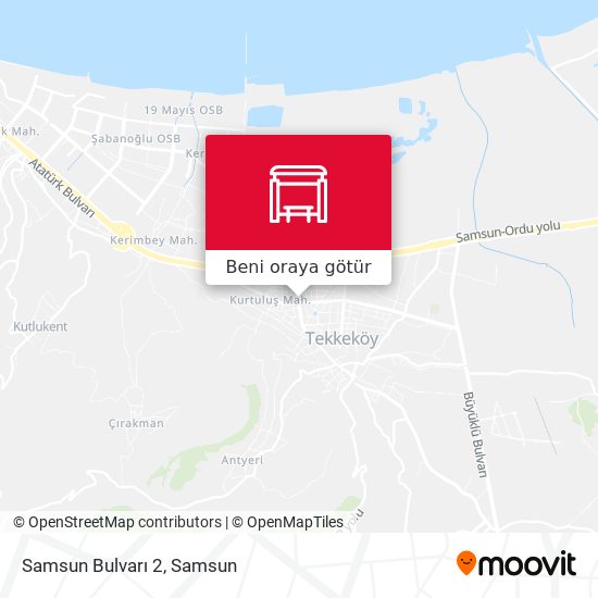 Samsun Bulvarı 2 harita