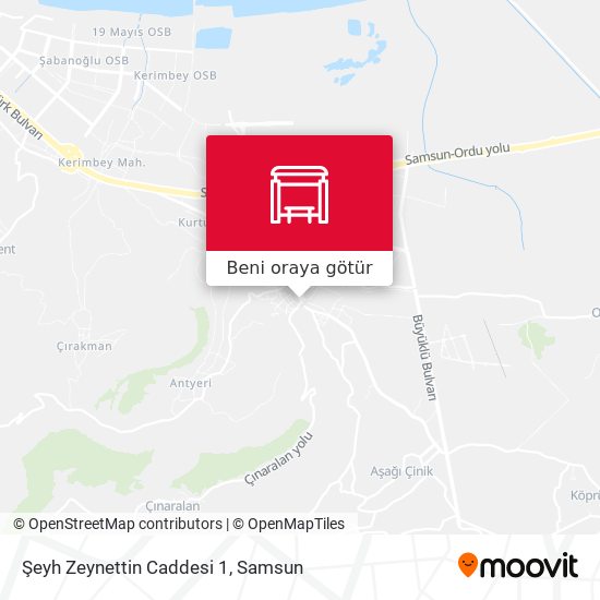 Şeyh Zeynettin Caddesi 1 harita