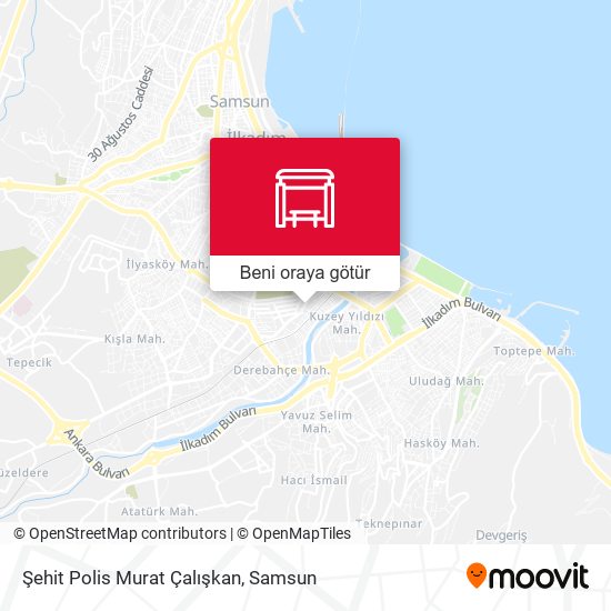 Şehit Polis Murat Çalışkan harita