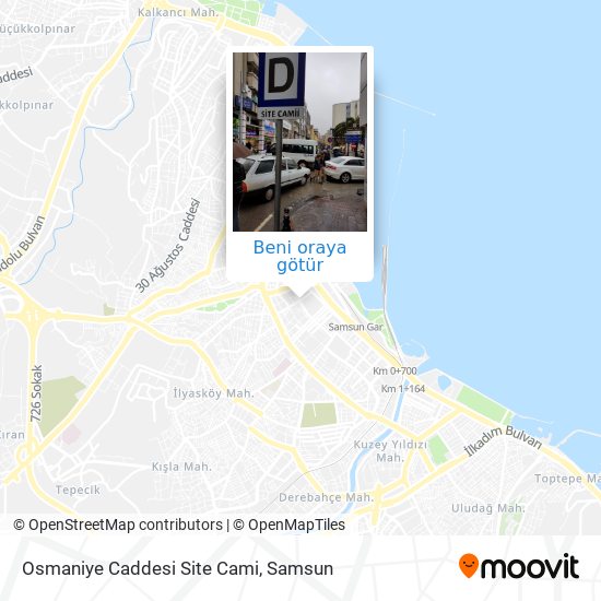 Osmaniye Caddesi Site Cami harita