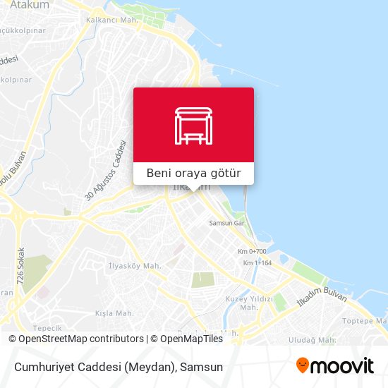 Cumhuriyet Caddesi (Meydan) harita