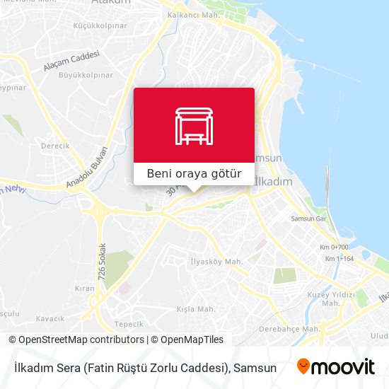 İlkadım Sera (Fatin Rüştü Zorlu Caddesi) harita