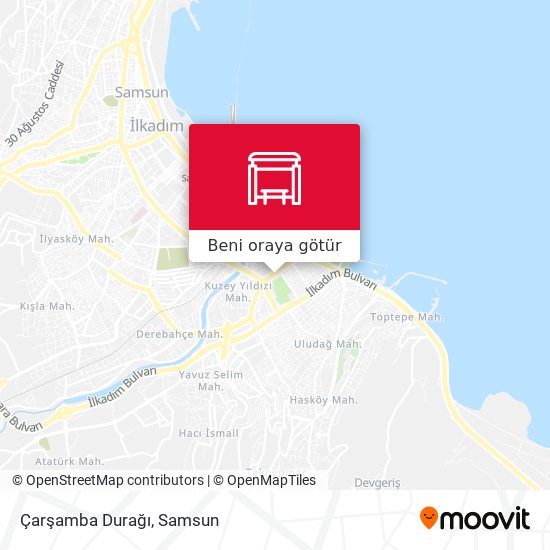 Çarşamba Durağı harita