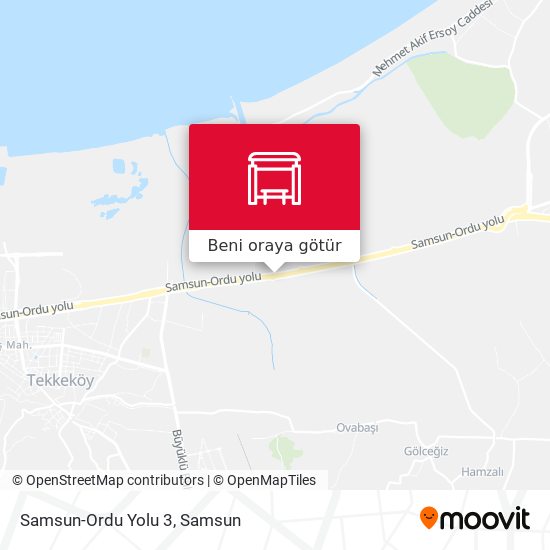 Samsun-Ordu Yolu 3 harita