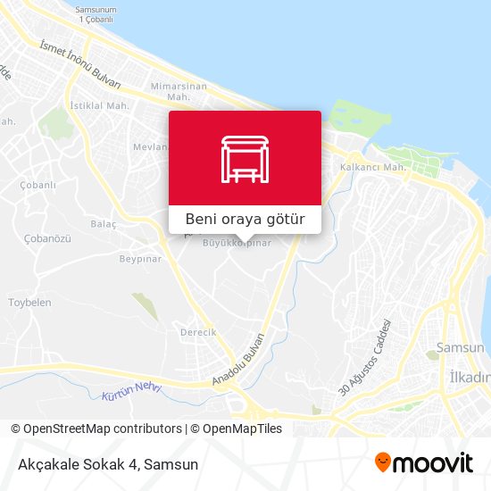 Akçakale Sokak 4 harita