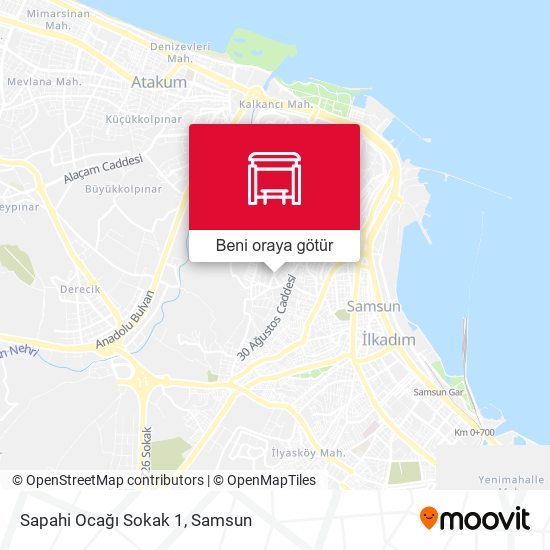 Sapahi Ocağı Sokak 1 harita