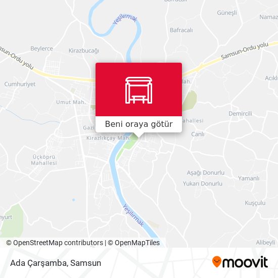 Ada Çarşamba harita