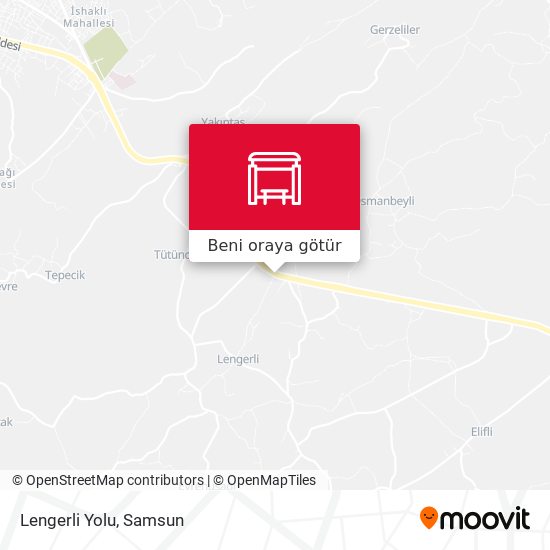 Lengerli Yolu harita