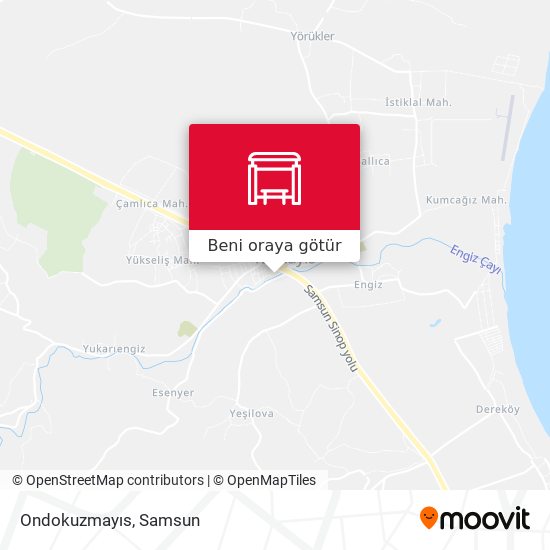 Ondokuzmayıs harita