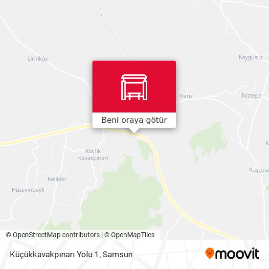 Küçükkavakpınarı Yolu 1 harita