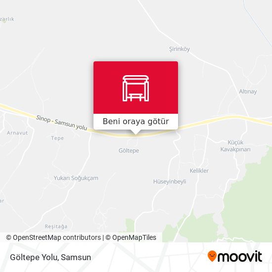 Göltepe Yolu harita