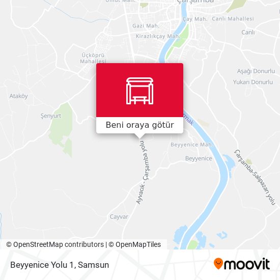 Beyyenice Yolu 1 harita
