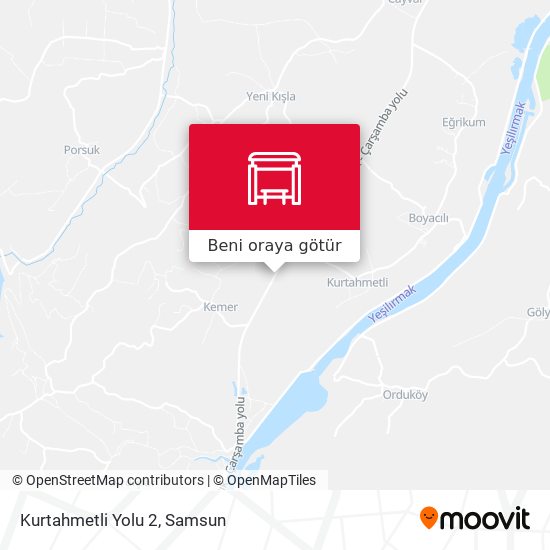 Kurtahmetli Yolu 2 harita