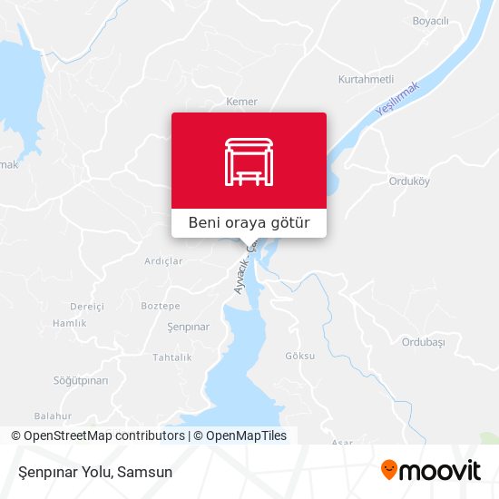 Şenpınar Yolu harita