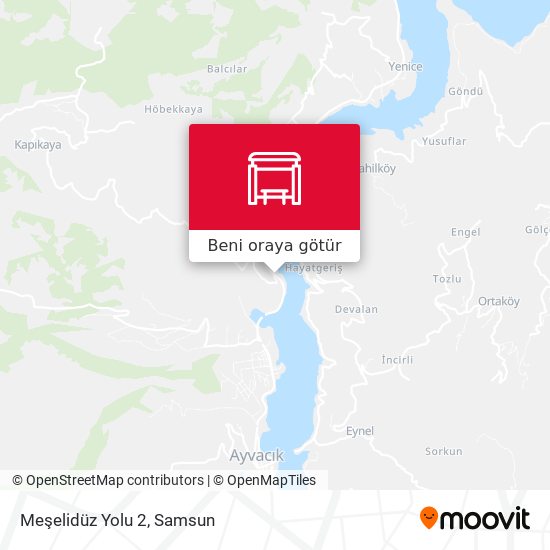 Meşelidüz Yolu 2 harita