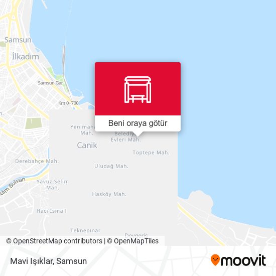 Mavi Işıklar harita