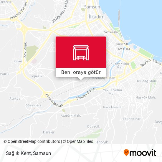 Sağlık Kent harita