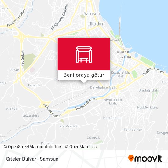 Siteler Bulvarı harita