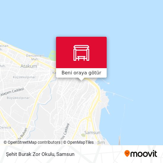Şehit Burak Zor Okulu harita