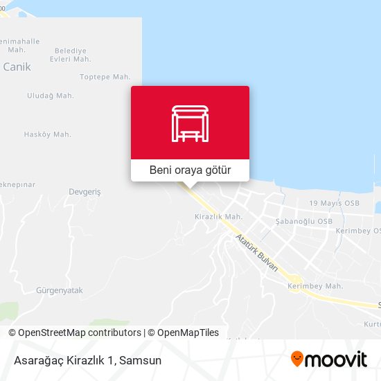 Asarağaç Kirazlık 1 harita