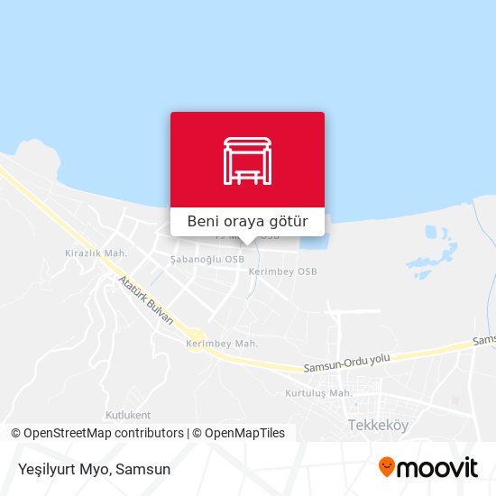 Yeşilyurt Myo harita