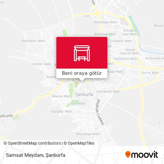 Samsat Meydanı harita