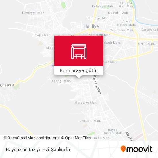 Baynazlar Taziye Evi harita