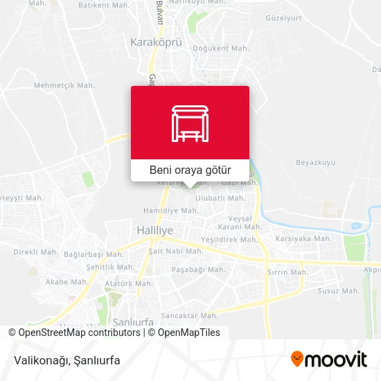 Valikonağı harita