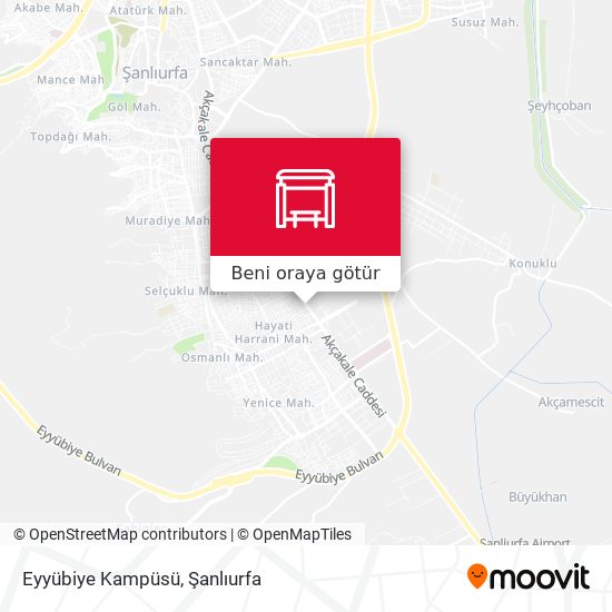 Eyyübiye Kampüsü harita