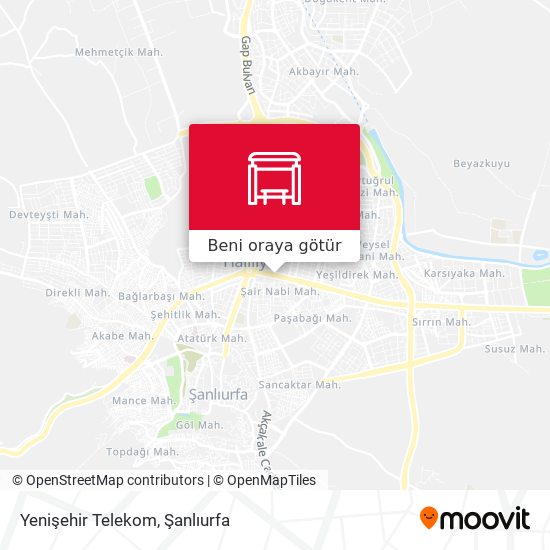 Yenişehir Telekom harita