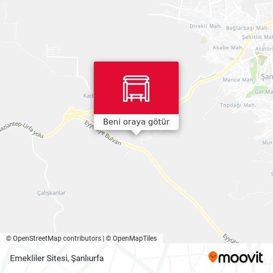 Emekliler Sitesi harita
