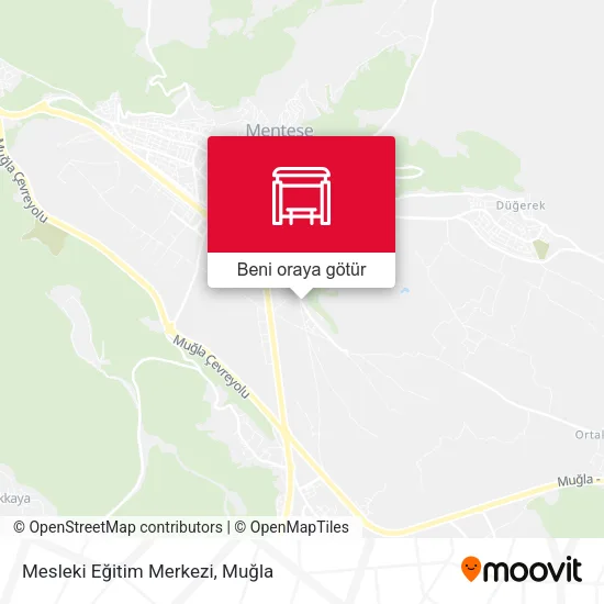 Mesleki Eğitim Merkezi harita