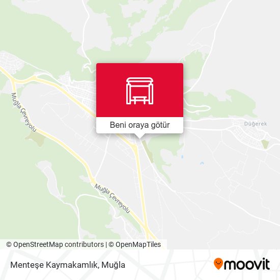 Menteşe Kaymakamlık harita