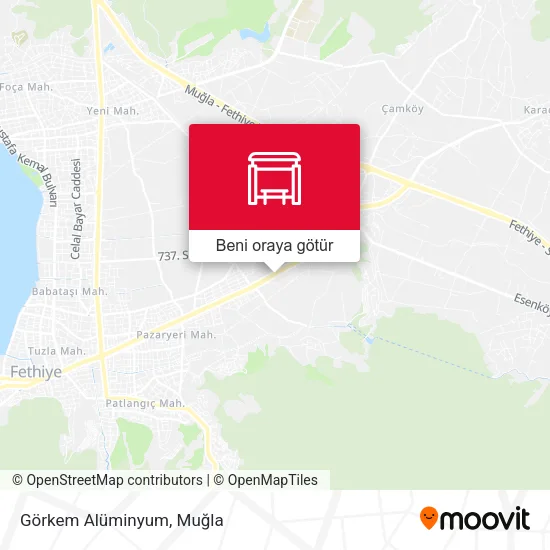 Görkem Alüminyum harita