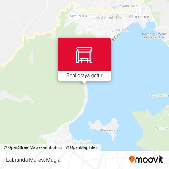 Labranda Mares harita