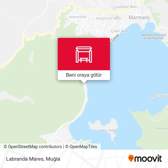 Labranda Mares harita