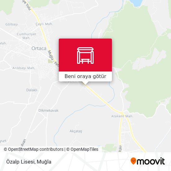 Özalp Lisesi harita