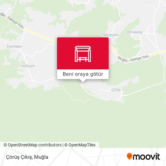 Çörüş Çıkış harita