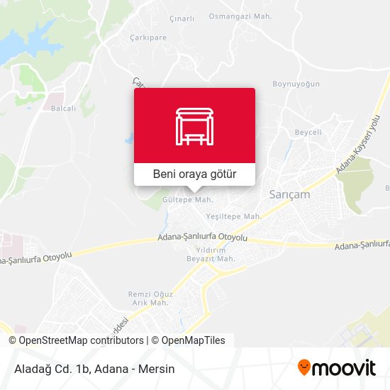 Aladağ Cd. 1b harita