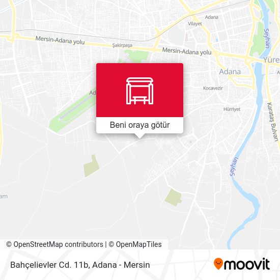 Bahçelievler Cd. 11b harita