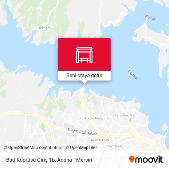 Bati Köprüsü Giriş 1b harita