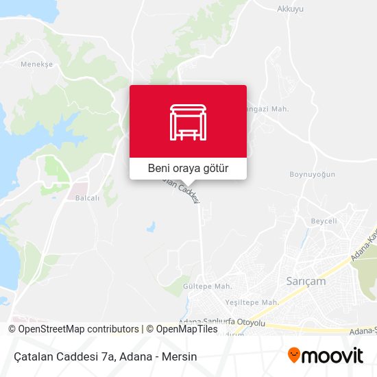 Çatalan Caddesi 7a harita