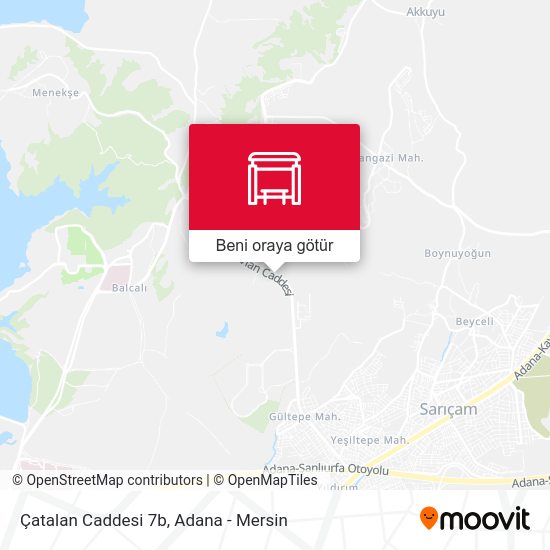 Çatalan Caddesi 7b harita