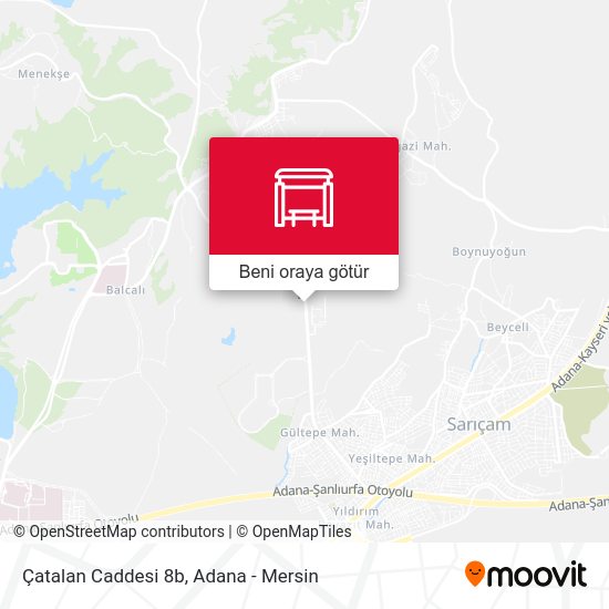 Çatalan Caddesi 8b harita