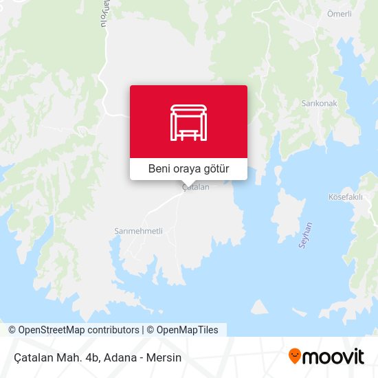 Çatalan Mah. 4b harita