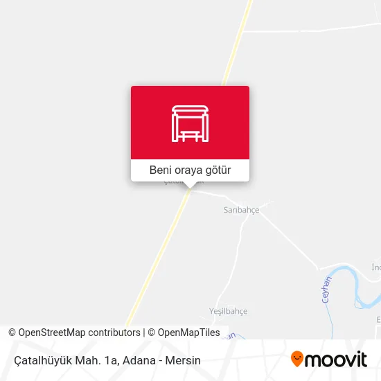 Çatalhüyük Mah. 1a harita