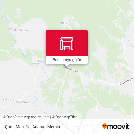 Çorlu Mah. 1a harita