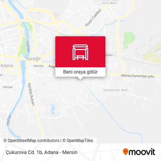Çukurova Cd. 1b harita