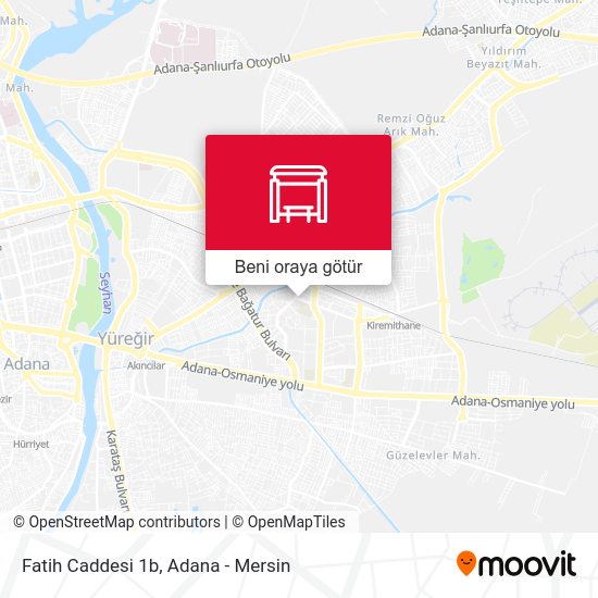 Fatih Caddesi 1b harita