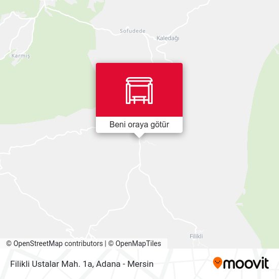 Filikli Ustalar Mah. 1a harita